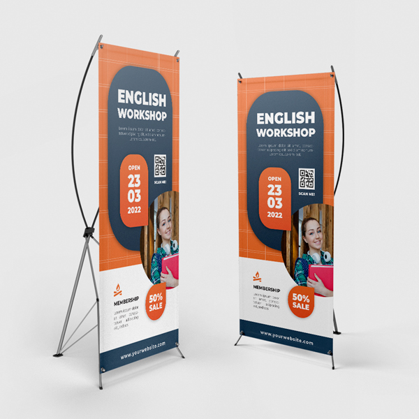 X-Style Indoor Collapsible Banner Stands